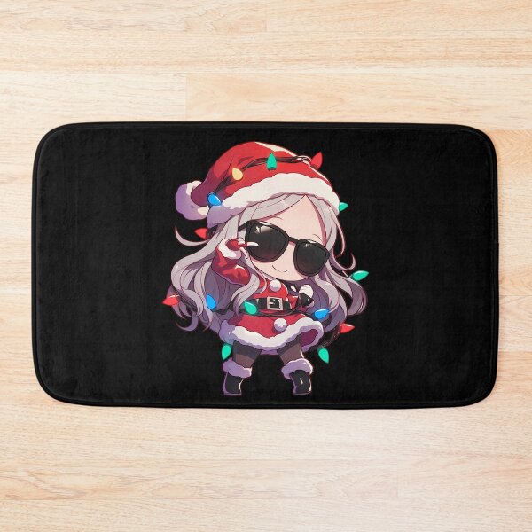 Item preview, Game Sae Niijima Christmas Persona 5 Anime Girl Santa Lights Chibi Red Kawaii designed and sold by thedarvills.