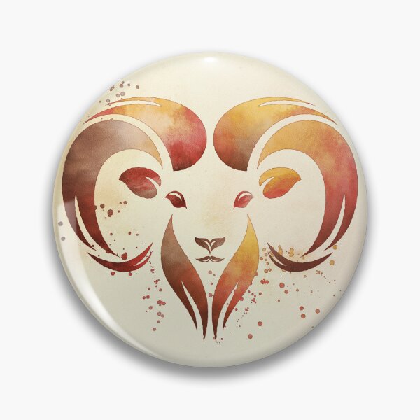 Item preview, ARIES SIGN - Glowing Leaves designed and sold by ArtFeel.