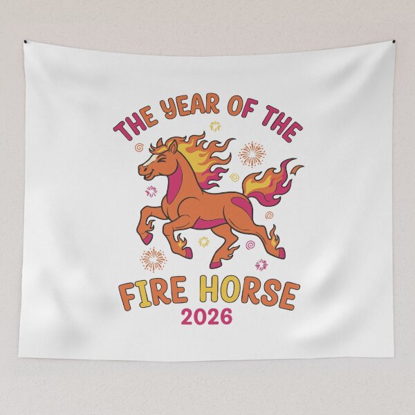 Item preview, The Year Of The Fire Horse 2026 Celebration Design designed and sold by LuminOrb.