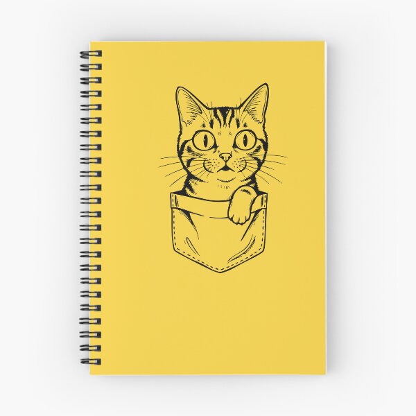 Item preview, Cat Peeking from a Pocket in Line Art Style designed and sold by AnnArtshock.