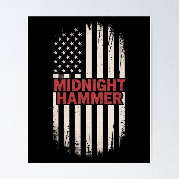 Item preview, Midnight Hammer B-2 Stealth Jet Usa Flag  designed and sold by NailMolisa.