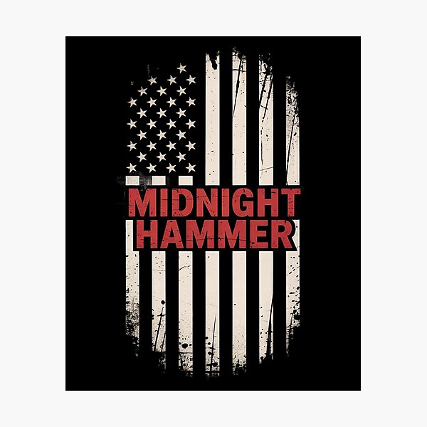 Item preview, Midnight Hammer B-2 Stealth Jet Usa Flag  designed and sold by NailMolisa.