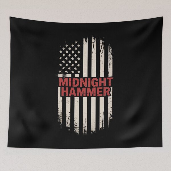 Item preview, Midnight Hammer B-2 Stealth Jet Usa Flag  designed and sold by NailMolisa.