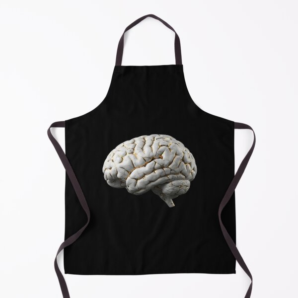 Item preview, The Stoic Mind - Marble Kintsugi Brain designed and sold by Finik-store.