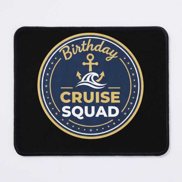 Item preview, Birthday Cruise Squad Nautical Party Crew designed and sold by FreshVibe Prints.