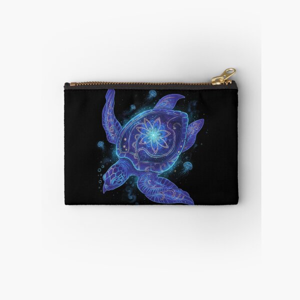 Item preview,  Ornate Sea Turtle with Floral Mandala Shell Cosmic Ocean Art designed and sold by zoughlal.