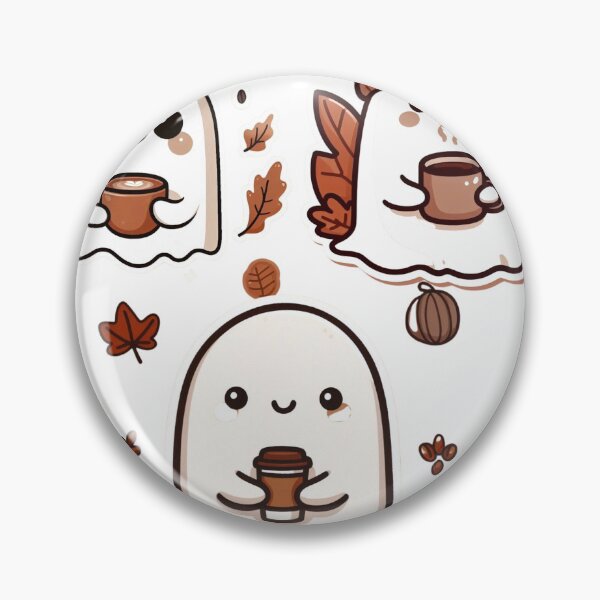 Item preview, boo coffee, ghost set stickers designed and sold by Brilliant minds.