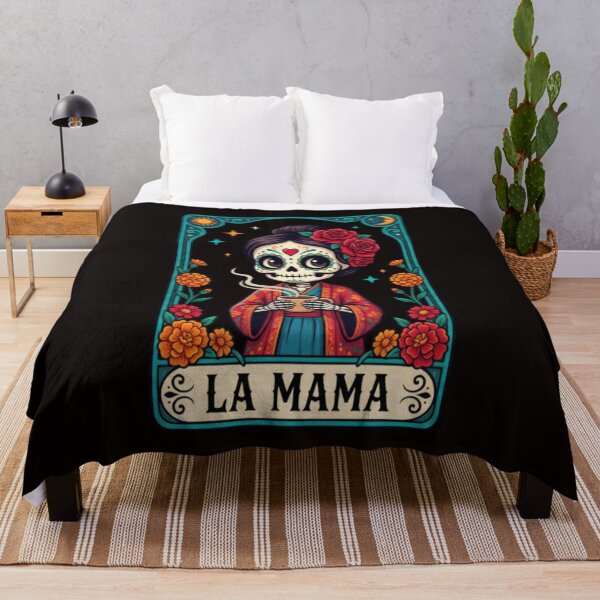 Item preview, La Mama Tarot Skeleton Girl Coffee Art designed and sold by Zippy Creation.