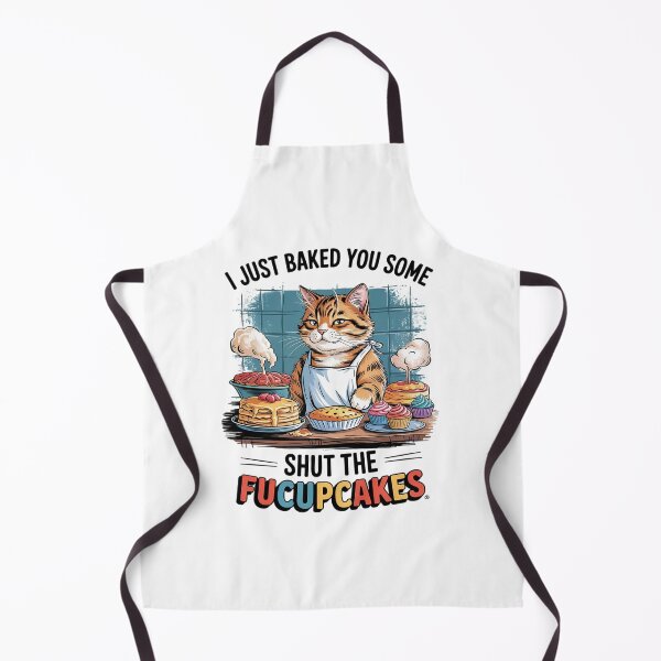Item preview, I Just Baked You Some Shut The Fucupcakes Funny Cat Baker  designed and sold by MyzoToyota.