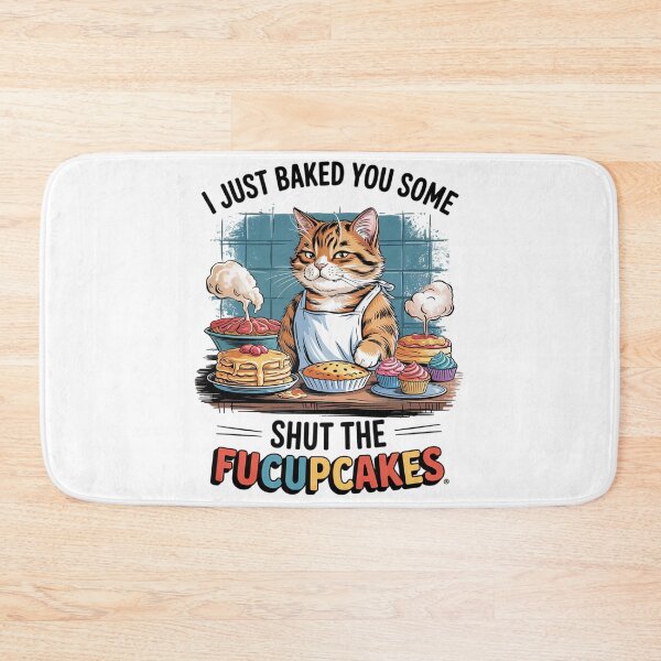 Item preview, I Just Baked You Some Shut The Fucupcakes Funny Cat Baker  designed and sold by MyzoToyota.