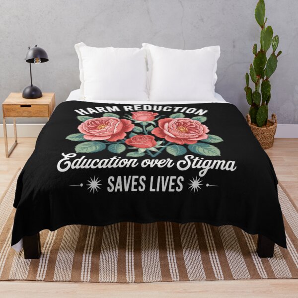Item preview, Flower Harm Reduction Saves Lives Overdose Awareness designed and sold by Hofersofer.