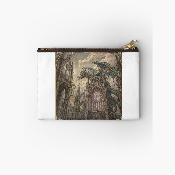 Item preview, Gothic Cathedral Dragon – Medieval Guardian in Timeless Gothic Style designed and sold by VibeCraftique.
