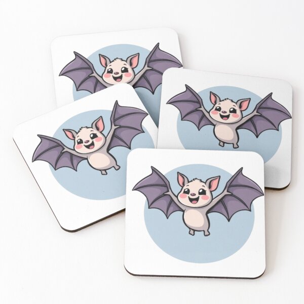 Item preview, Cute Pallid Bat – Kawaii Desert Bat Illustration designed and sold by MystiColo.