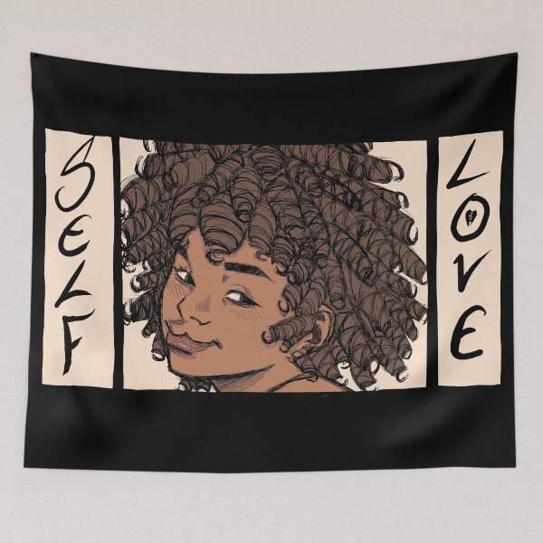 Item preview, self-love portrait sketch  designed and sold by otaku__sketch.