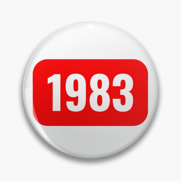 Item preview, 1983 Video Platform Style Logo – Retro Birthday & Anniversary Gift designed and sold by GlobalBoom.