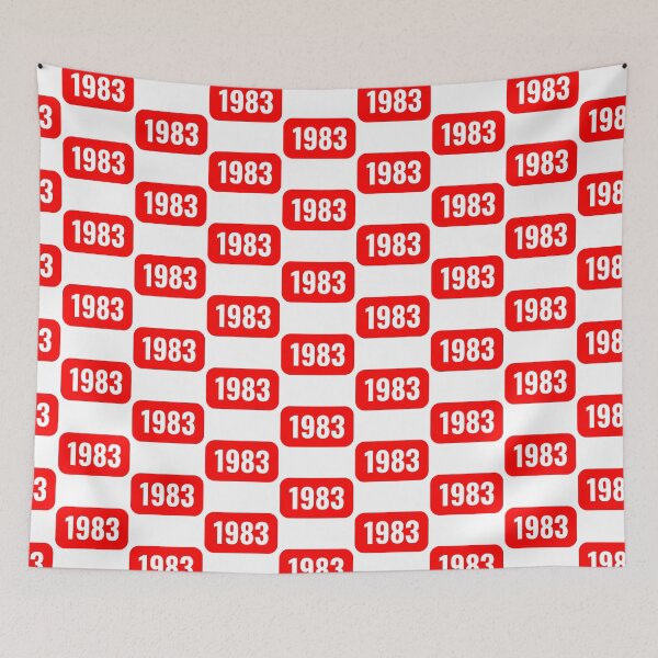 Item preview, 1983 Video Platform Style Logo – Retro Birthday & Anniversary Gift designed and sold by GlobalBoom.