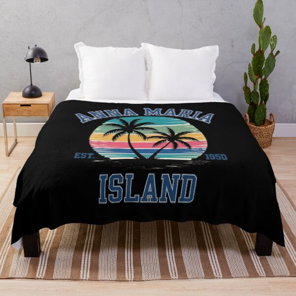 Item preview, Anna Maria Island Florida Vintage Beach Palm Trees Summer designed and sold by Shannon Bosley.