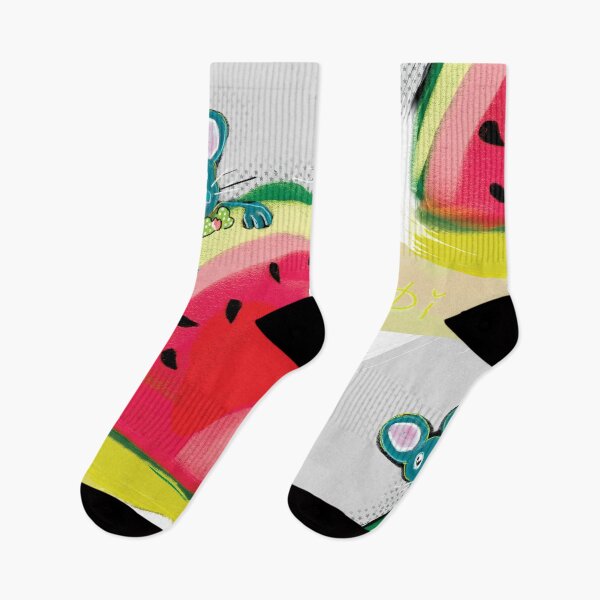 Item preview, Summer mouse with juicy fresh watermelon and cheese designed and sold by Dilyana Rumenova - Shantabella.