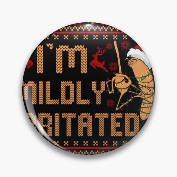 Item preview, Funny Mildly Irritated Shrimp Ugly Christmas Sweater With Festive Holiday Lights designed and sold by Nannythenimfa.