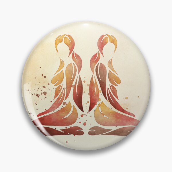 Item preview, GEMINI SIGN - Glowing Leaves designed and sold by ArtFeel.