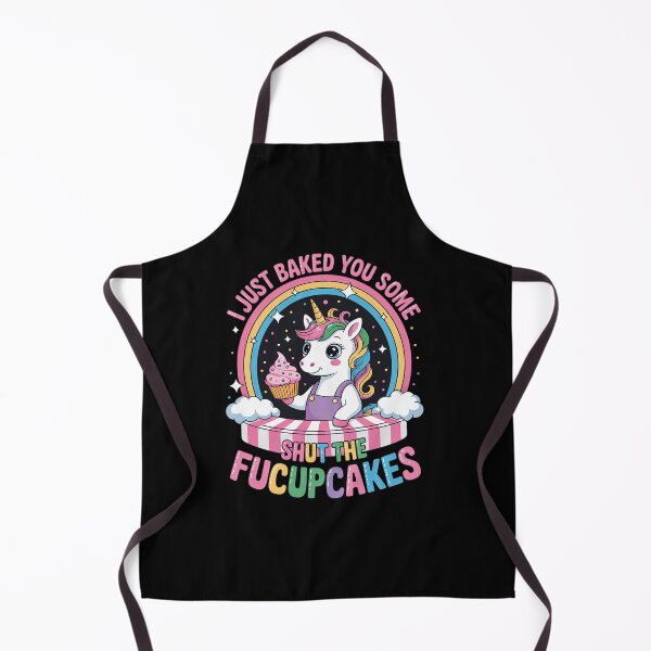 Item preview, I Just Baked You Some Shut the Fucupcakes Funny Unicorn designed and sold by MyzoToyota.