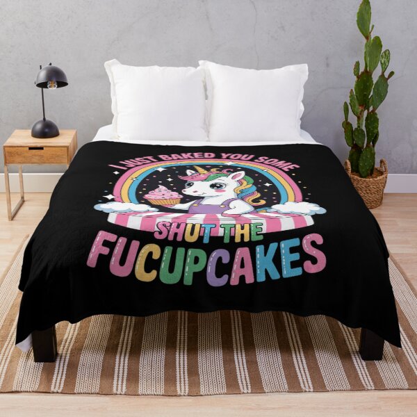 Item preview, I Just Baked You Some Shut the Fucupcakes Funny Unicorn  designed and sold by MyzoToyota.