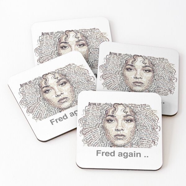 Item preview, Fred Again Typography designed and sold by Alex Mercer.