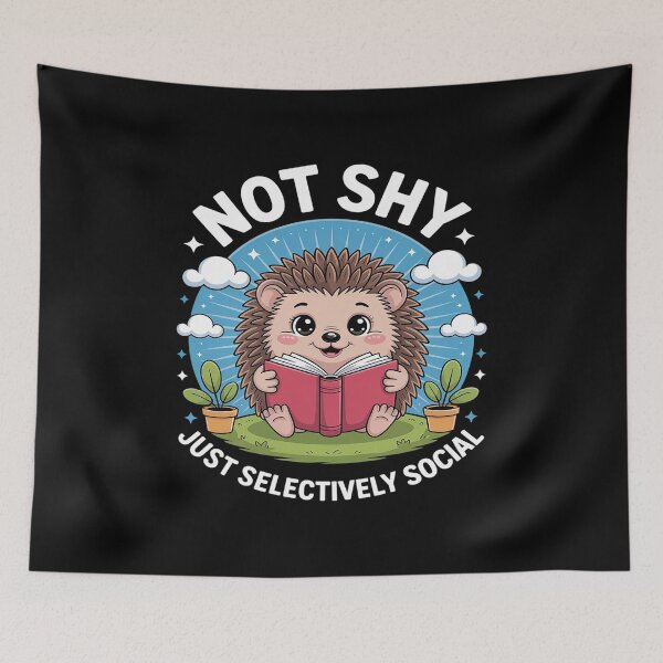Item preview, Anti Social Anxiety Selectiv Mental Health Aware Introvert designed and sold by Shannon Bosley.
