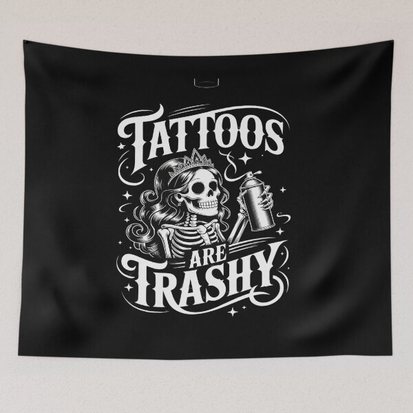 Item preview, Anti Tattoo Trashy for Tattoo Culture Critics designed and sold by Shannon Bosley.