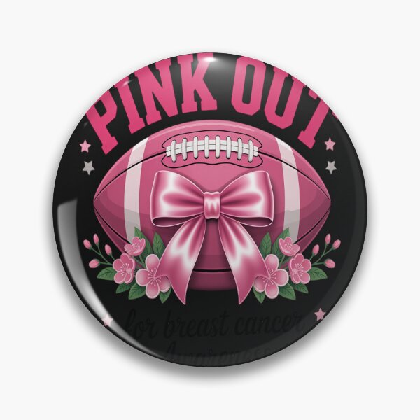 Item preview, Football Pink Out Breast Cancer Awareness Pink Ribbon designed and sold by Hofersofer.