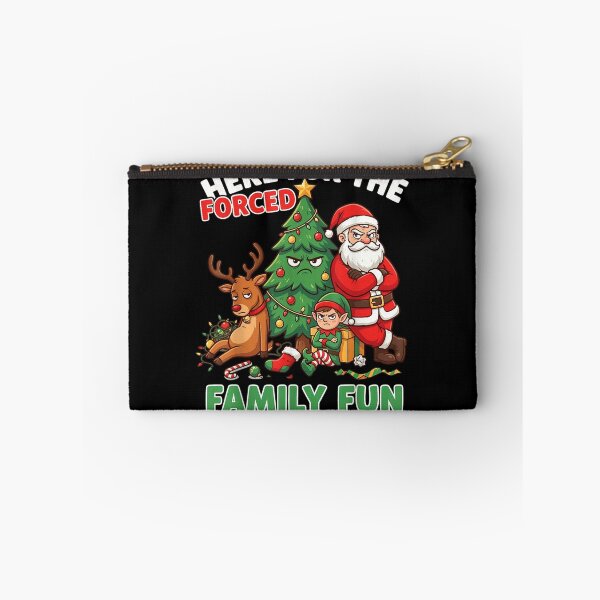 Item preview, Grumpy Santa And Friends Here For The Forced Family Fun Humor designed and sold by HuserPiri.