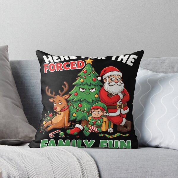 Item preview, Grumpy Santa And Friends Here For The Forced Family Fun Humor designed and sold by HuserPiri.