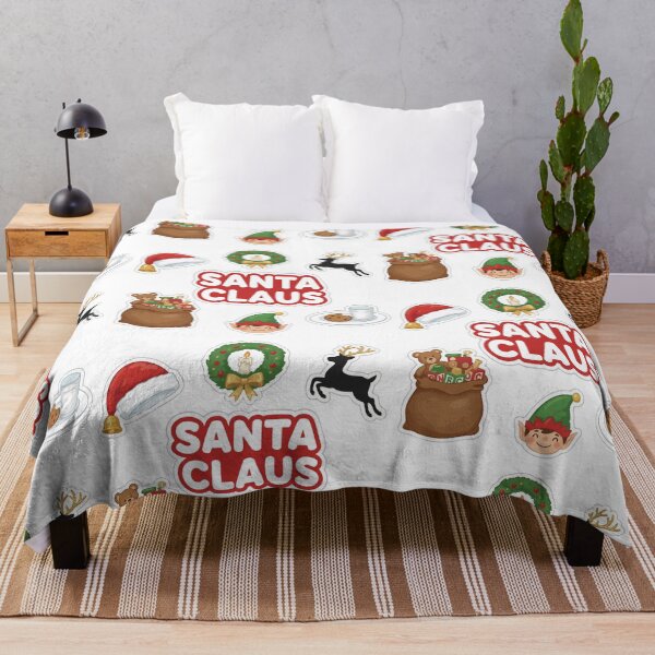 Item preview, Santa Claus Christmas Sticker Pack designed and sold by graphicnew.