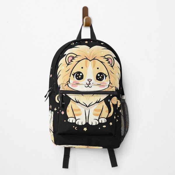 Item preview, Kawaii Cosmic Zodiac LEO: The Sunny Lion Cat designed and sold by SebastianSpace.