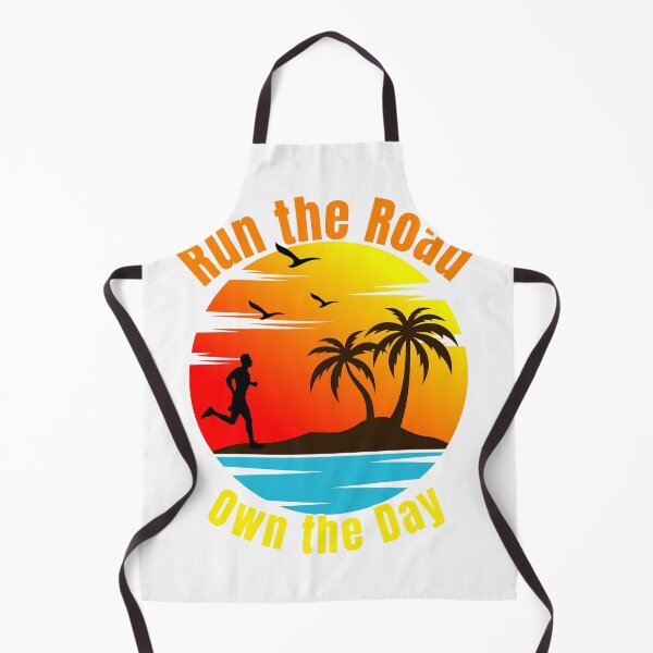 Item preview, Run the Road Own the Day Sunset Runner Design designed and sold by Hayir Design.