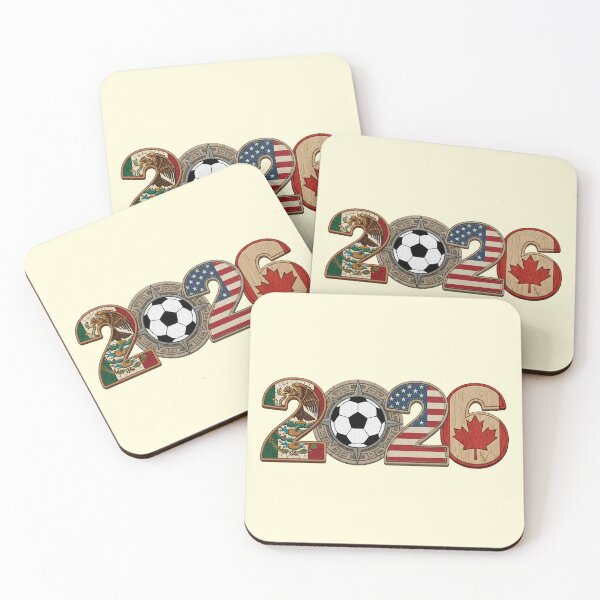 Item preview, 2026 United Hosts - USA Canada Mexico Soccer Emblem designed and sold by Imaginationbeyond.