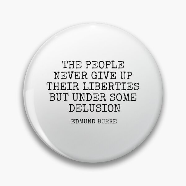 Item preview, Edmund Burke Philosophy Quotes - people never give up their liberties designed and sold by Inspirationmotivation.