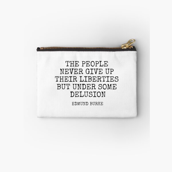 Item preview, Edmund Burke Philosophy Quotes - people never give up their liberties designed and sold by Inspirationmotivation.