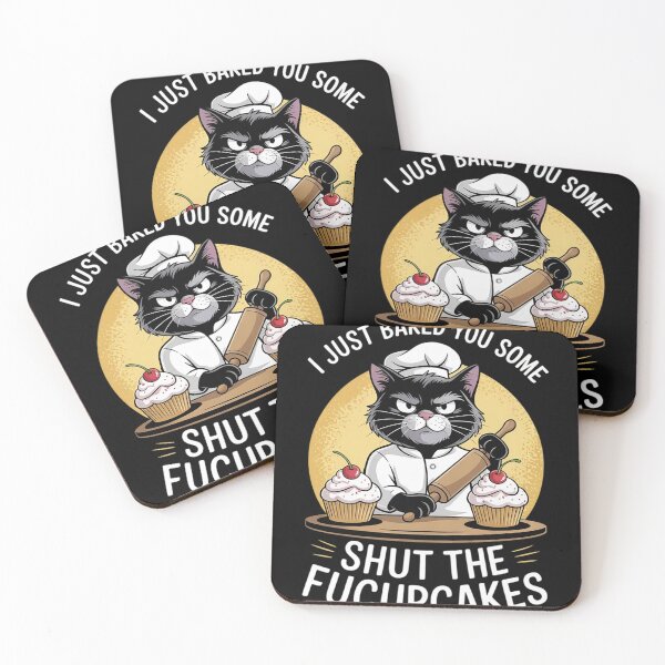 Item preview, I Just Baked You Some Shut The Fucupcakes Vintage Cat  5  designed and sold by MyzoToyota.