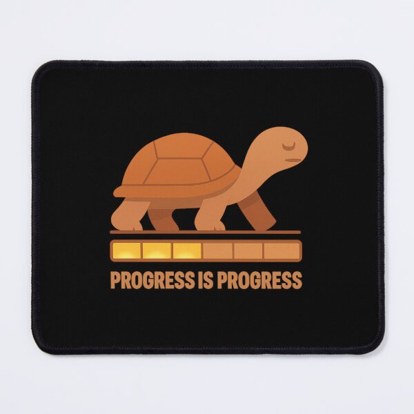 Item preview, Progress Is Progress - Minimalist Turtle Motivation designed and sold by MKreative Studio.