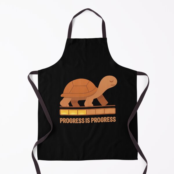 Item preview, Progress Is Progress - Minimalist Turtle Motivation designed and sold by MKreative Studio.