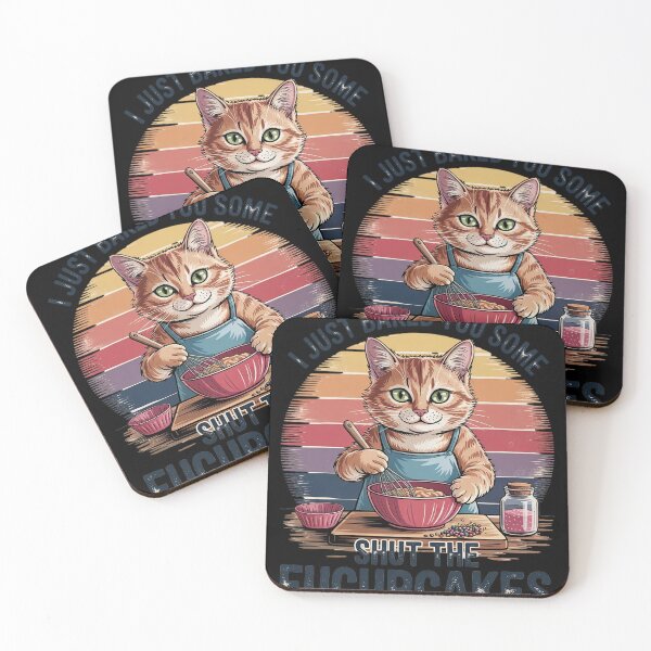 Item preview, I Just Baked You Some Shut The Fucupcakes Vintage Cat 2  designed and sold by MyzoToyota.