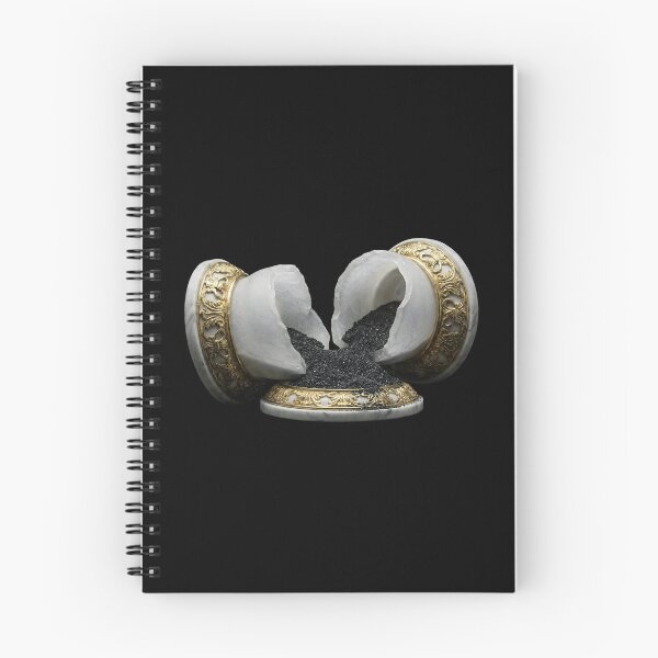 Item preview, Shattered Time - Broken Marble Hourglass Memento Mori designed and sold by Finik-store.