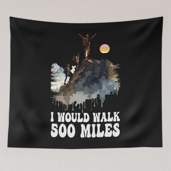 Item preview, I Would Walk Many Miles Hiking Quote designed and sold by davaesabiaz.