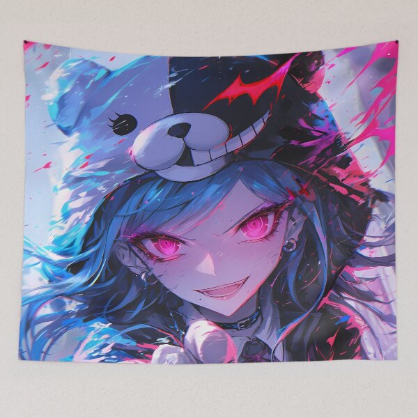 Item preview, Monokuma Danganronpa Anime Chaotic Bear Power designed and sold by thedarvills.