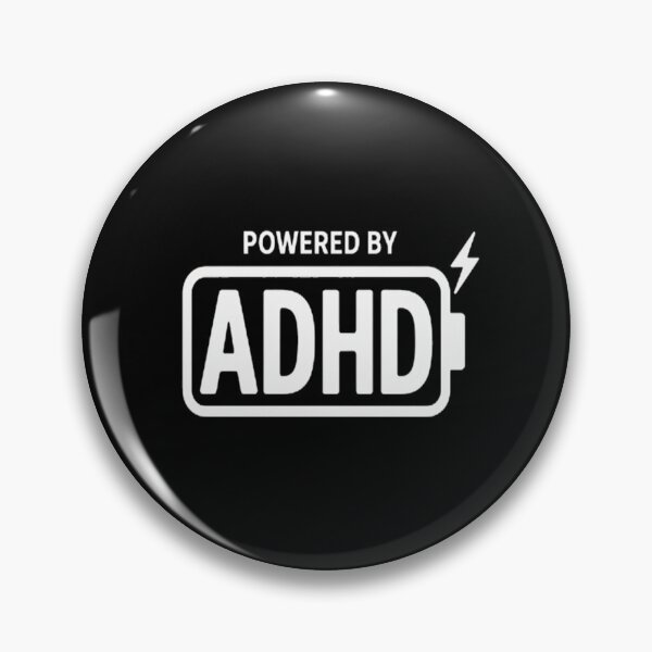 Item preview, Powered By ADHD Battery designed and sold by LacostCarl.