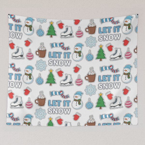 Item preview, Let It Snow Winter Sticker Pack designed and sold by graphicnew.