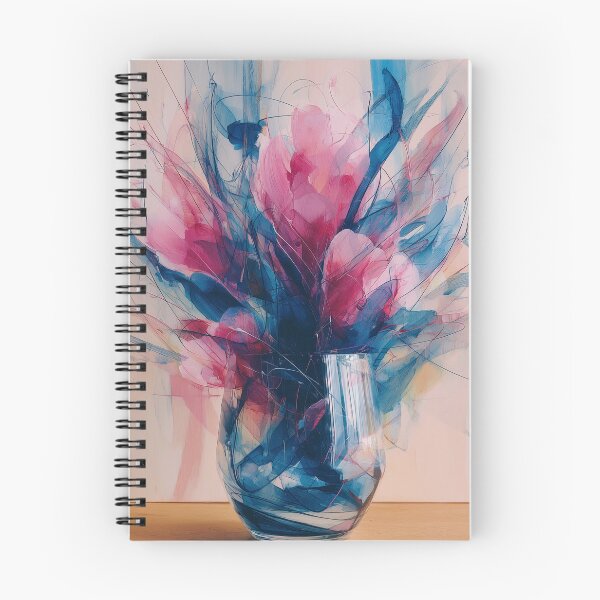 Item preview, Vibrant Floral Bouquet in Glass Vase designed and sold by lautir.