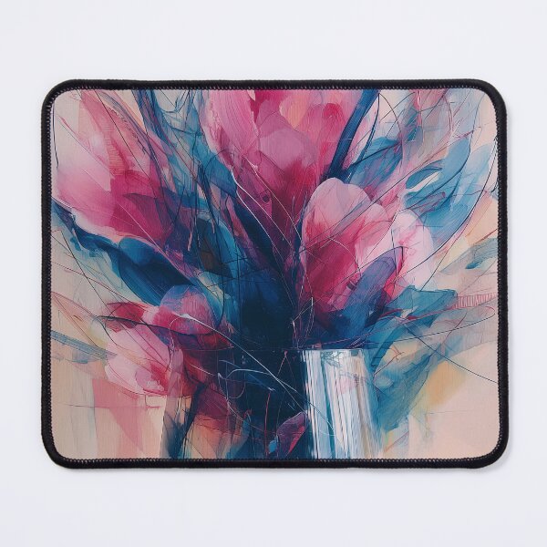 Item preview, Vibrant Floral Bouquet in Glass Vase designed and sold by lautir.