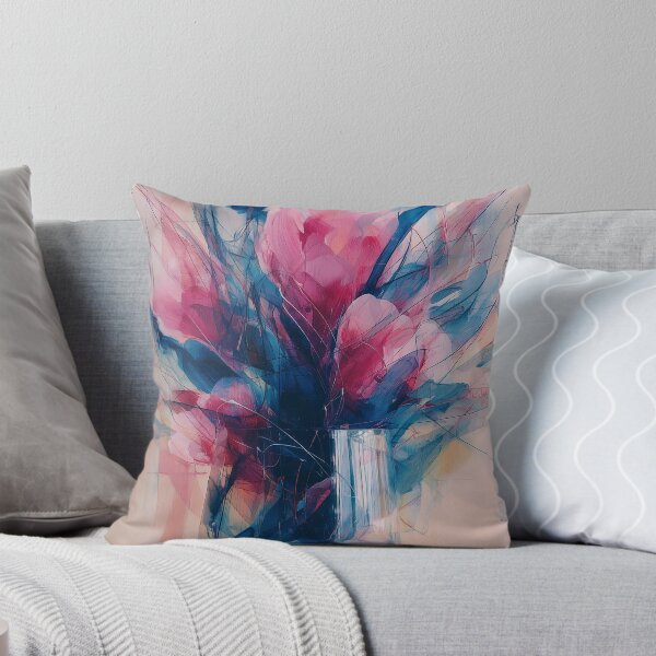 Item preview, Vibrant Floral Bouquet in Glass Vase designed and sold by lautir.